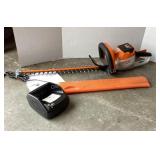 Stihl HSA 56 hedge trimmer with charger &
