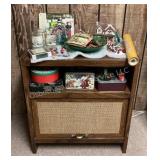 Record Cabinet & Christmas Decor