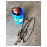 Appx. 21ï¿½ Chain & Bucket of ice melt