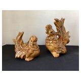 MCM Ceramic Chicken Set
