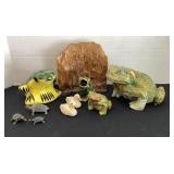 Ceramic frogs & more