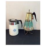 MCM Coffee Carafe Set & Corning Coffee Pot