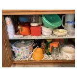 Cupboard Cleanout; crock pot, food keepers,