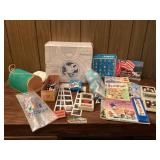 Tekno The Robotic Puppy, souvenir slides, books,