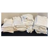 37 mostly XL men's white tanks & shirts