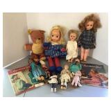 Vintage dolls & old  American Girl Magazines