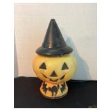 12 1/2' Blow Mold Halloween Lamp