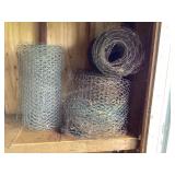3 rolls of chicken wire