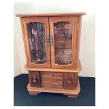 Large jewelry box & contents