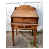 Small Antique oak secretary / desk