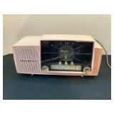 General Electric vintage pink radio