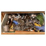 Kitchen Drawer of Utensils
