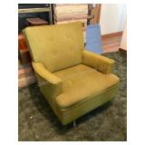 MCM Swivel Green Chair