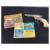 Hubley cap pistol & Matchbox catalogs