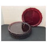 8 Avon Cape Cod Dinner Plates