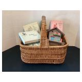 Basket of stationary & more