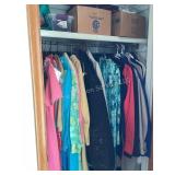 Entry Closet Cleanout with vintage clothing
