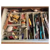 Kitchen utensil drawer cleanout