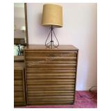 MCM 5 Drawer Dresser with 26' lamp