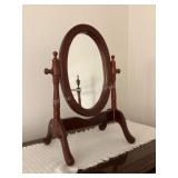 Dresser top mirror, 12x10x19 1/2" tall