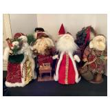 7 Decorative Santas