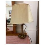 Brass Lamp, 21" tall