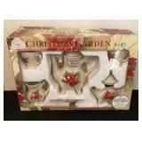 Christmas Garden Tea Set