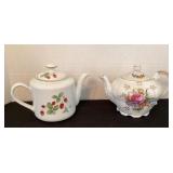 Floral & Strawberry theme teapots