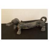 Cast Iron Dog Boot Scraper, 13" long