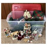 Tote of Christmas Decor