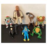 Vintage Toy Figures; Planet of the Apes, TMNT &