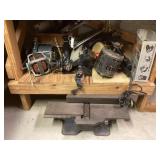 Dunlap benchtop jointer & power tool clean out