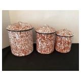 Metal spongeware canister set