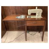 Sears Kenmore Sewing Machine in cabinet