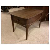 MCM end table with drawer