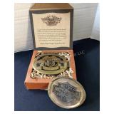 2 Harley-Davidson Belt Buckles