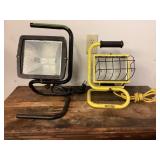 2 shop lights