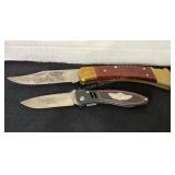 Harley-Davidson Knives; largest is a Buck knife