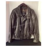 Studio Andrew Marc XL brown leather jacket