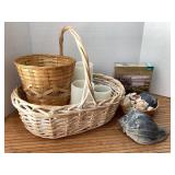 Seashells, new puzzle, baskets & battery