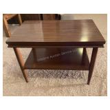 MCM end table, 28x20" tall x 17 1/2"