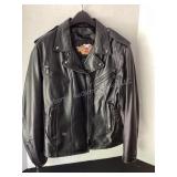 Harley-Davidson leather jacket, size medium