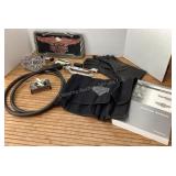 Harley-Davidson tools, manual, license plate,