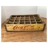 Vintage 1965 Coca-Cola Wood Crate