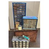 Wood box, organizers, hardware & more
