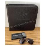 Corvette sunglasses & Corvette CD storage case