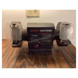Sears Crafsman 6" bench grinder, works