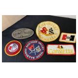 Corvette Patches & Chevrolet belt buckle