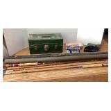 Fishing Gear; poles, tackle box, reels & more