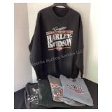 5 Harley Davidson sweatshirts